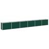 vidaXL Letto rialzato da giardino Verde 480 x 40 x 55 cm