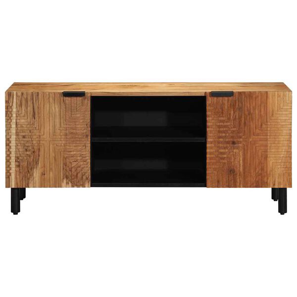 vidaXL Mobile Porta TV 105x33x46 cm in Legno Massello di Acacia
