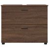 vidaXL Mobile da Bagno con cassetto Rovere Marrone 76,5 x 35 x 64 cm