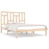 vidaXL Giroletto senza Materasso 160x200 cm in Legno Massello di Pino