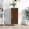 vidaXL Credenza Rovere Marrone 34,5x34x90 cm in Legno Multistrato