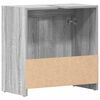 vidaXL Armadietto Bagno Grigio Sonoma 60x33x61 cm in Legno Multistrato