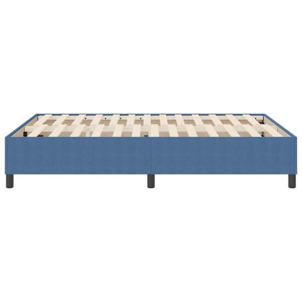 vidaXL Struttura letto piattaforma Blu 140 x 200 cm Tessuto