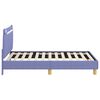 vidaXL Struttura letto bambini con testata Blu jeans 80 x 160 cm