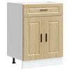 vidaXL Base da Cucina Porto Rovere Sonoma in Legno Multistrato