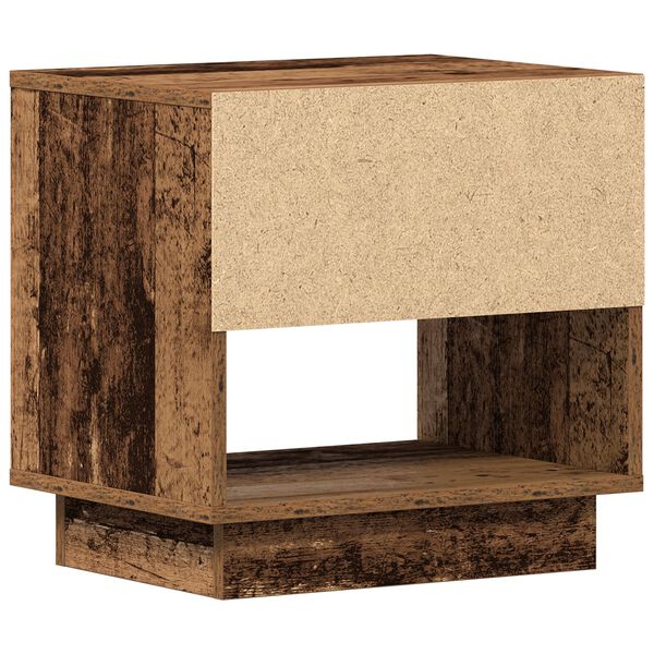 Comodino vidaXL 2 pz Legno Vecchio 45x34x45 cm Legno Ingegnerizzato