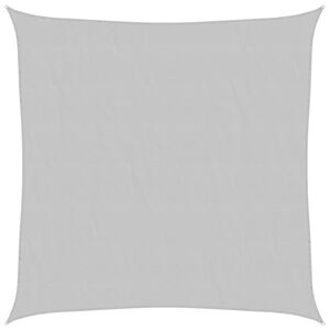 vidaXL Vela Parasole Grigio Chiaro 2x2 m 100% Poliestere Oxford