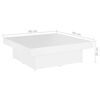 vidaXL Tavolino da Salotto Bianco 90x90x28 cm in Legno Multistrato