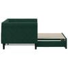 vidaXL Divano Letto con Letto Estraibile Verde Scuro 80x200cm Velluto