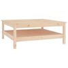vidaXL Tavolino da caff&egrave; 100x100x40 cm in legno massello di pino