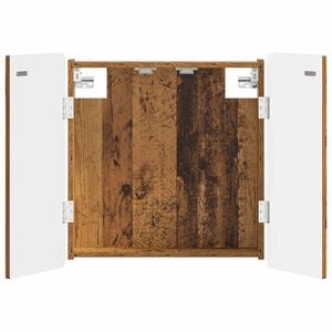 vidaXL Armadio per Dartboard ZWOLLE Legno antico 52,5 x 10,5 x 57,5 cm