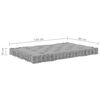 vidaXL Cuscini per Pallet e Pavimento 4 pz Grigio in Cotone