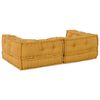 vidaXL Pouf Modulare Giallo 140x70x36 in Tessuto