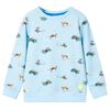 Felpa da Bambino Azzurro M&eacute;lange 116