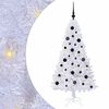 vidaXL Albero di Natale artificiale Bianco 150 cm PVC e Acciaio