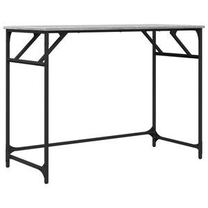 vidaXL Scrivania Grigio Sonoma 100x45x76cm Legno e Acciaio a Polvere