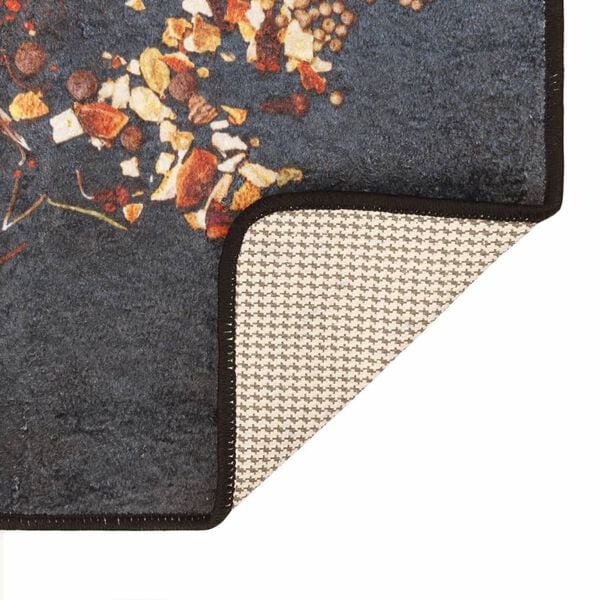 vidaXL Tappeto da Cucina Multicolore 60x180 cm Lavabile