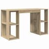 vidaXL Scrivania Rovere Sonoma Legno ingegnerizzato 130 x 50.5 x 75 cm