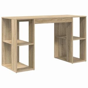 vidaXL Scrivania Rovere Sonoma Legno ingegnerizzato 130 x 50.5 x 75 cm