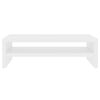 vidaXL Supporto per Monitor Bianco 42x24x13 cm Legno Multistrato