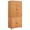 vidaXL Set di Mobili per Magazzino 2 pz Marrone 80 x 50 x 180 cm