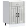 vidaXL Base da Cucina Lucca Grigio Cemento in Legno Multistrato