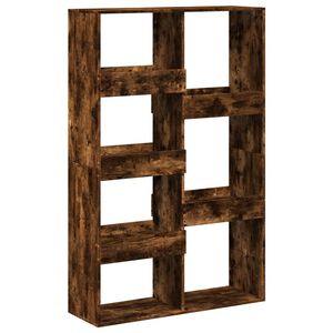 vidaXL Libreria Rovere Fumo 100x33x155,5 cm in Legno Multistrato