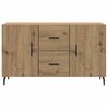 vidaXL Credenza Rovere Artigianale 100x36x60 cm in Legno Multistrato