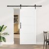vidaXL Porta scorrevole ORKDAL Bianco 86 x 198,5 cm Pino massello