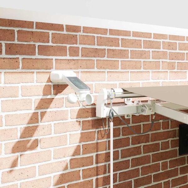 vidaXL Tenda Retrattile Beige 450 &times; 300 cm Poliestere e Metallo