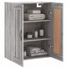vidaXL Mobile a Parete Grigio Sonoma 69,5x34x90 cm Legno Multistrato