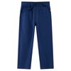 vidaXL Pantaloni per Bambini con Coulisse Blu Marino 128