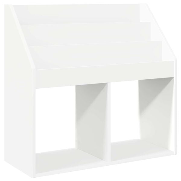 vidaXL Libreria per Bambini Bianco 72,5 x 29,5 x 69 cm