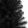 vidaXL Albero di Natale con 300 LED con supporto Nero 240 cm PVC