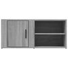 vidaXL Mobile Porta TV Grigio Sonoma 80x31,5x36 cm Legno Multistrato
