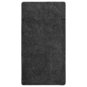 vidaXL Tappeto Shaggy Grigio Scuro 80x150 cm Antiscivolo