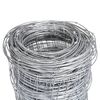 vidaXL Recinzione da Giardino in Acciaio Zincato 50x1,6 m Argento