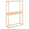 vidaXL Portapneumatici 120x40x180 cm in Legno Massello di Pino