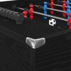 vidaXL Tavolo da Foosball Rovere Nero 125 x 60,5 x 80 cm