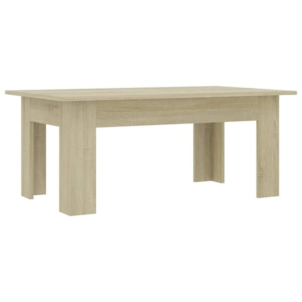 vidaXL Tavolino da Salotto Rovere Sonoma 100x60x42cm Legno Multistrato