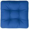 vidaXL Cuscino per Pallet Blu 58x58x10 cm in Tessuto