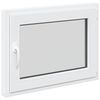 vidaXL Finestra per Soffitta RISOR 80 x 60 cm PVC e Vetro Bianco