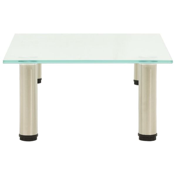 vidaXL Mobile Porta TV Glassato 40x35x17 cm in Vetro Temperato