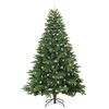 vidaXL Albero di Natale artificiale con 300 LED Verde 240 cm PE e PVC