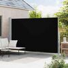 vidaXL Tenda Laterale Retrattile per Patio 220x500 cm Nera