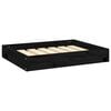 vidaXL Cuccia per Cani Nera 61,5x49x9 cm in Legno Massello di Pino