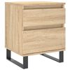 vidaXL Comodino Rovere Sonoma 40x35x50 cm in Legno Multistrato