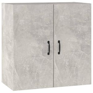 vidaXL Armadietto a Muro Grigio Cemento 60x31x60 cm Legno Multistrato