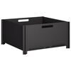 vidaXL Focolare Nero 60 x 60 x 30 cm Acciaio