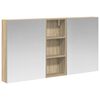 vidaXL Set di Armadi da Bagno 3 pz 130 x 14,5 x 70 cm